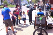 Layton Boulevard West Neighbors shows off new mobile bike hub